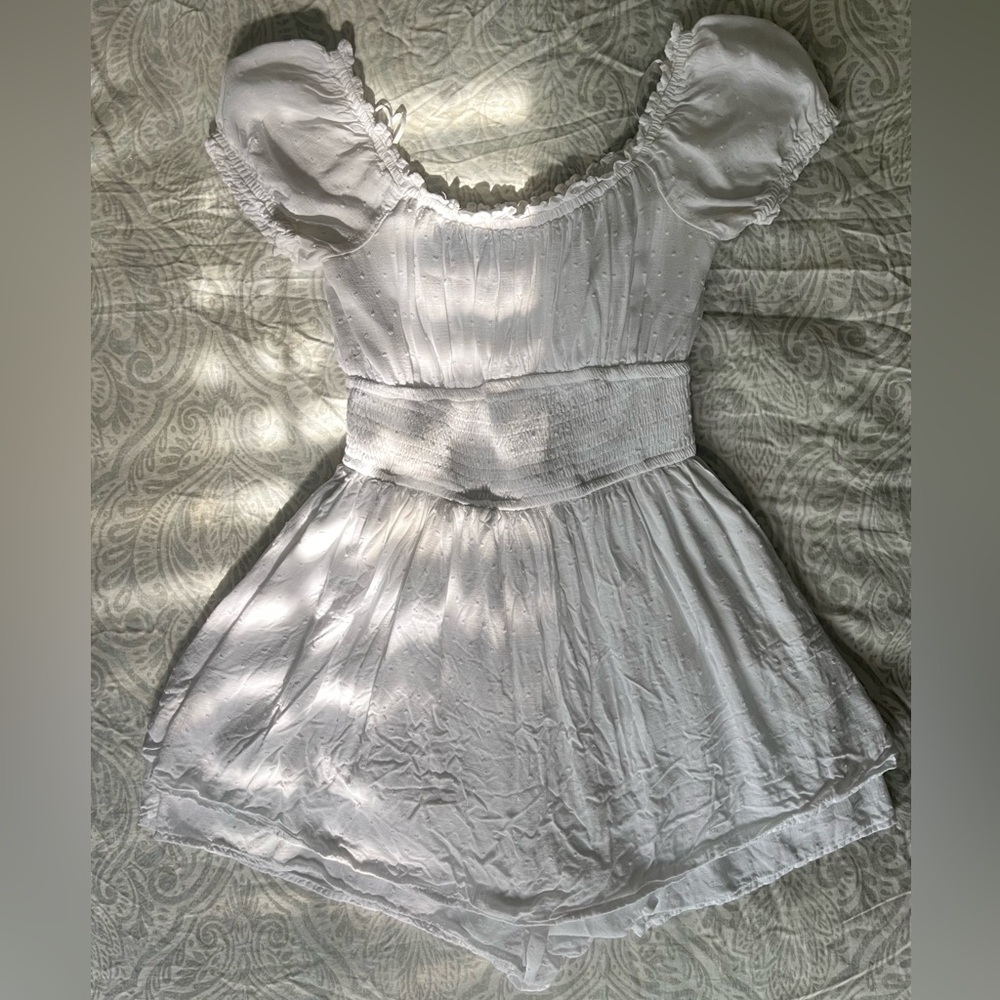 Hollister White Romper